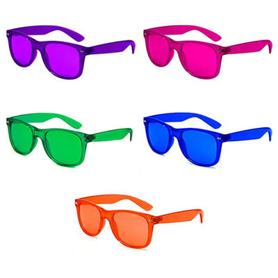 軽い療法ガラスはガラスを緩めるためにパーティの記念品の供給の男女兼用のサングラスを着色する